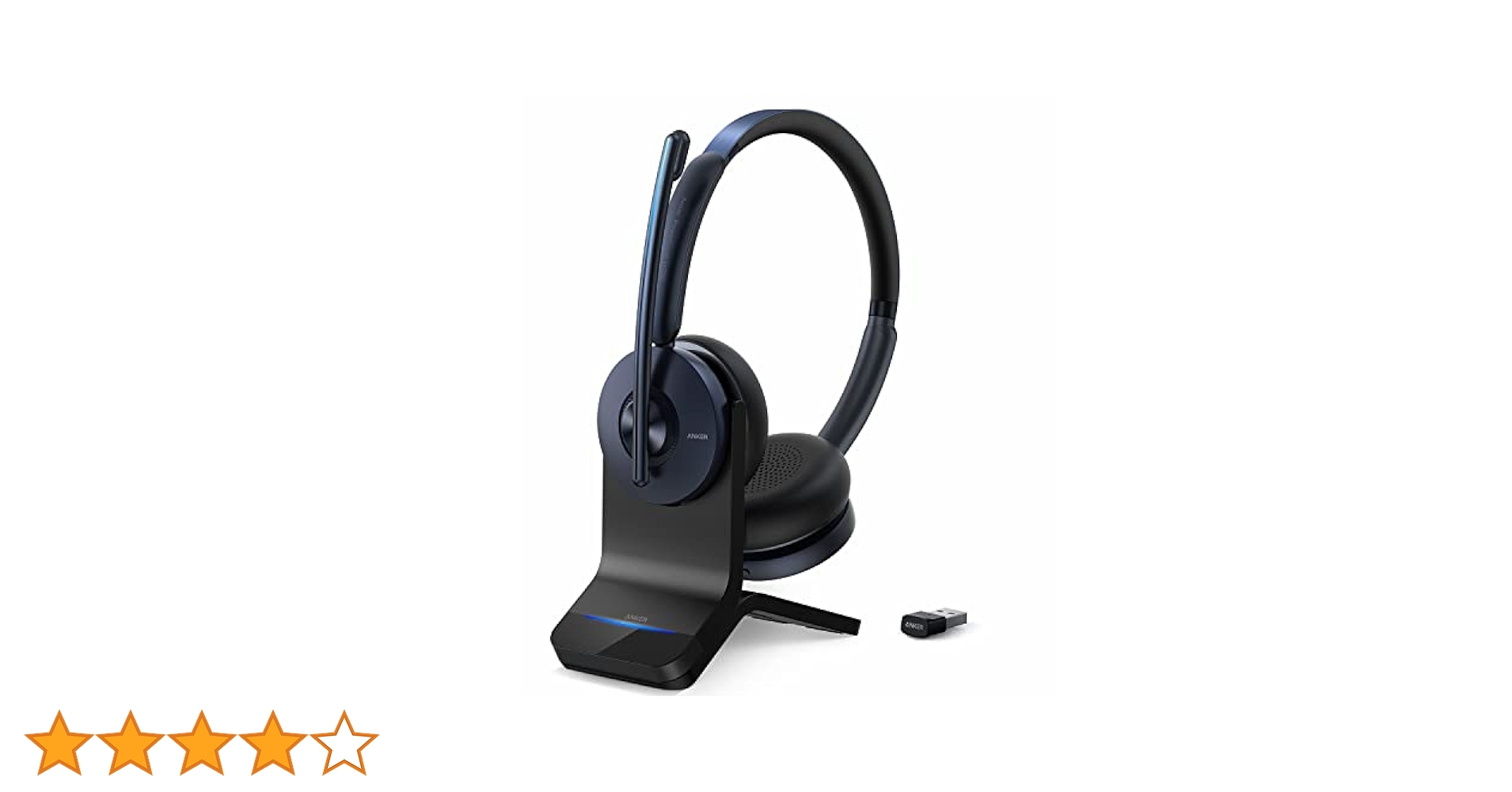 Anker PowerConf H700 with Charging Stand, Bluetooth Headset